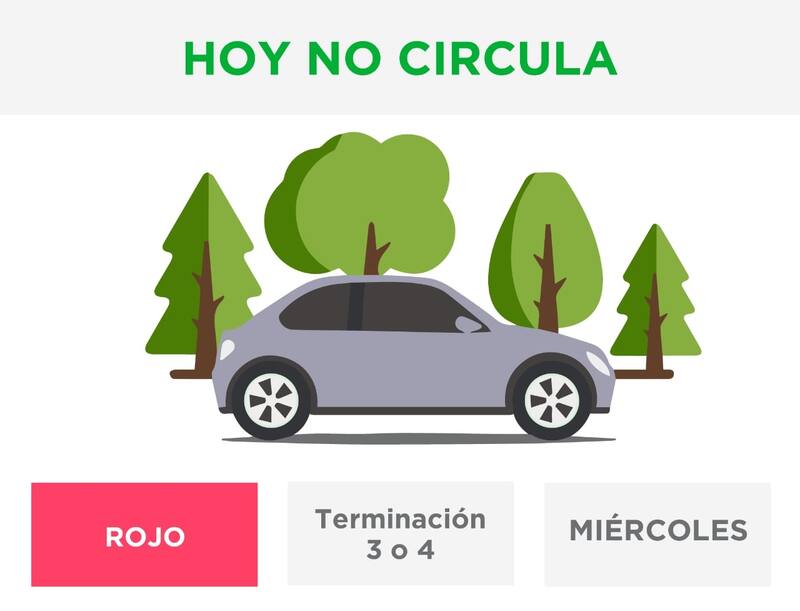 Hoy no circula para este 5 de abril.