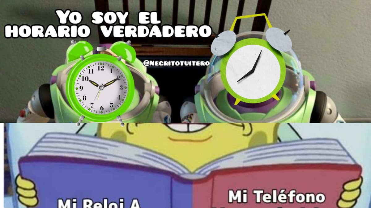 Estos son los mejores memes por el cambio fallido de horario 2023