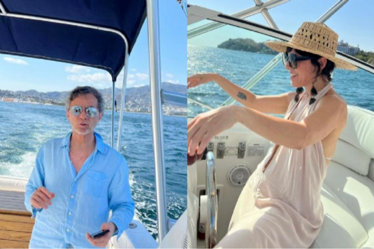 La pareja disfruta de Acapulco