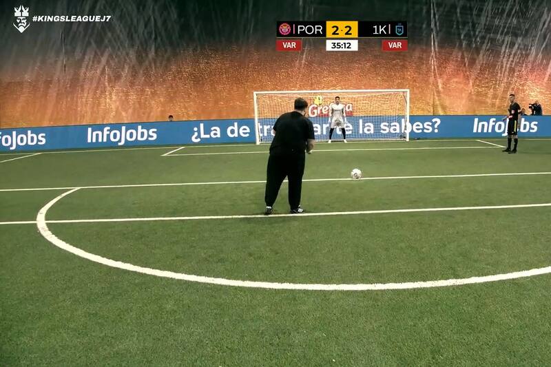 El streamer español batió en lanzamiento penal a Iker Casillas.