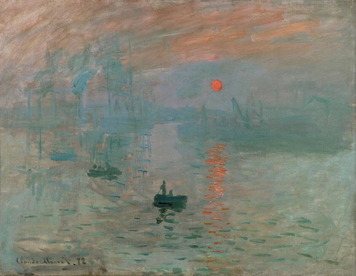 Impresión, Sol Naciente, Claude Monet.