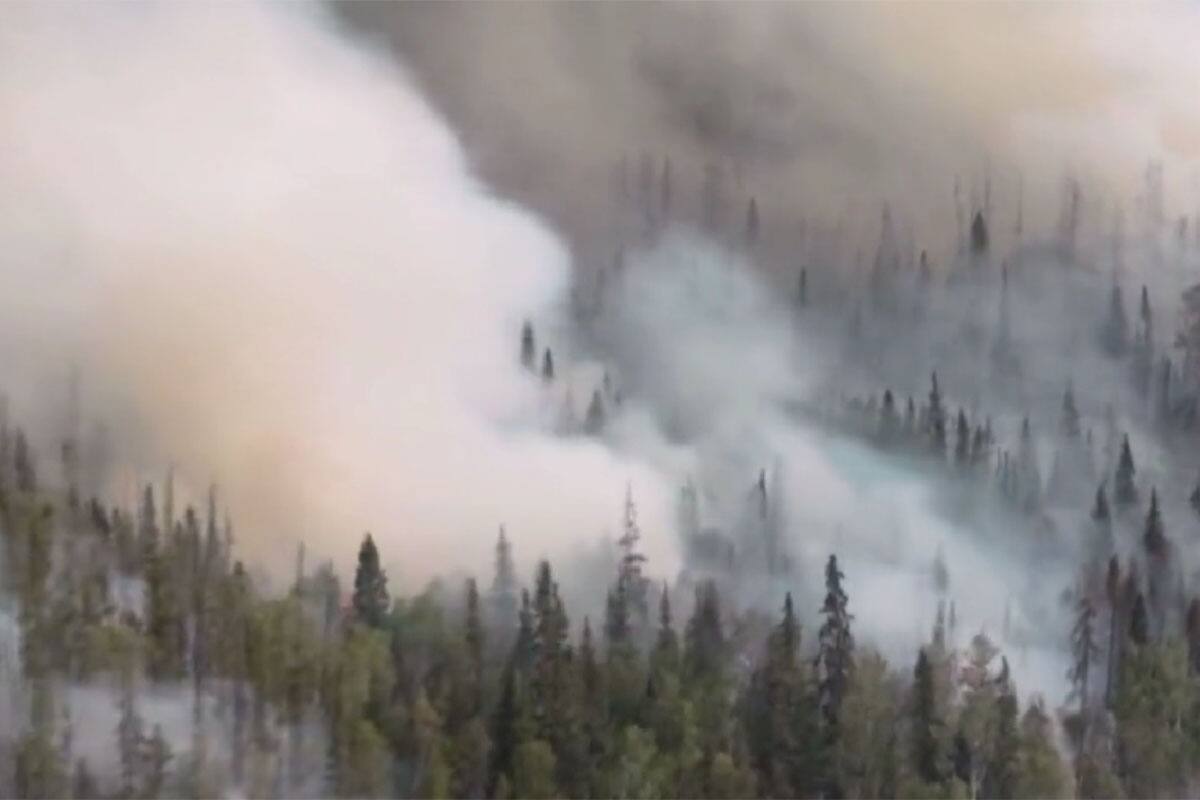 Este fin de semana, había 570 incendios fuera de control. Créditos: Captura @volcaholic1