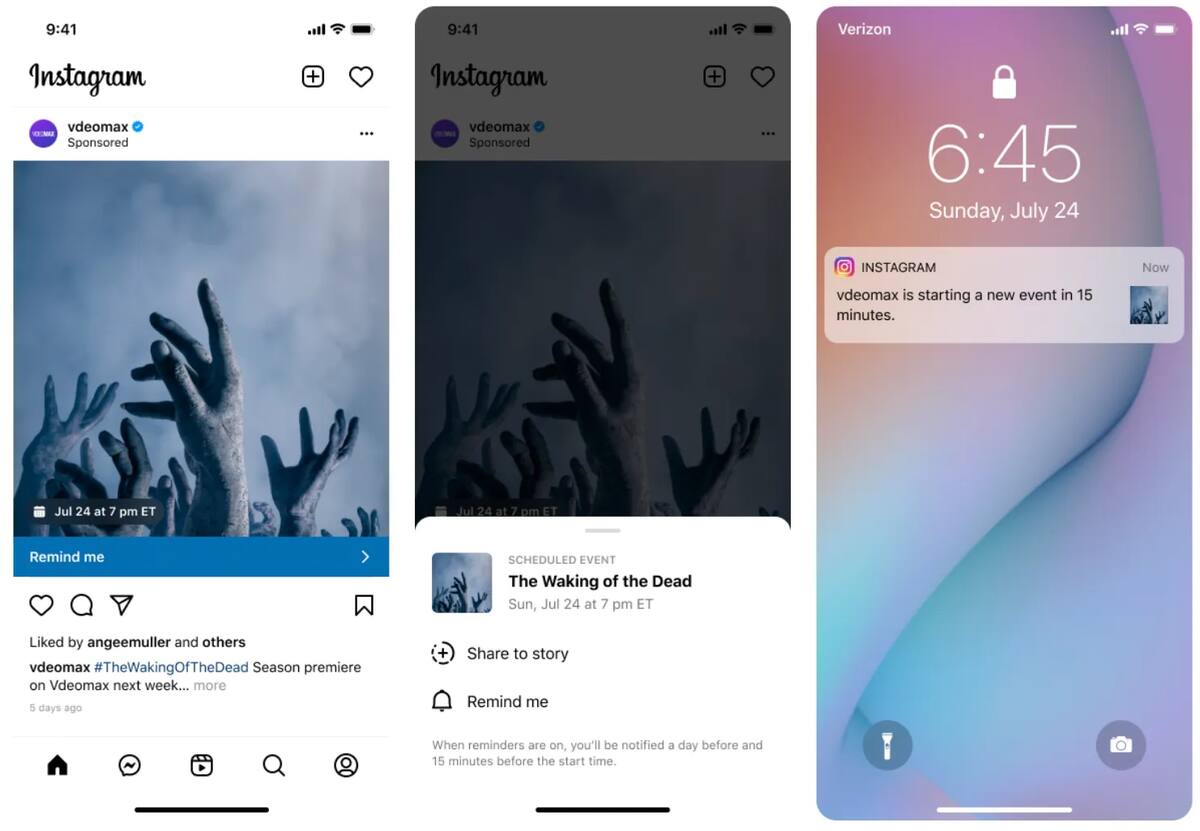 Así se verá esta nueva publicidad. Créditos: Instagram