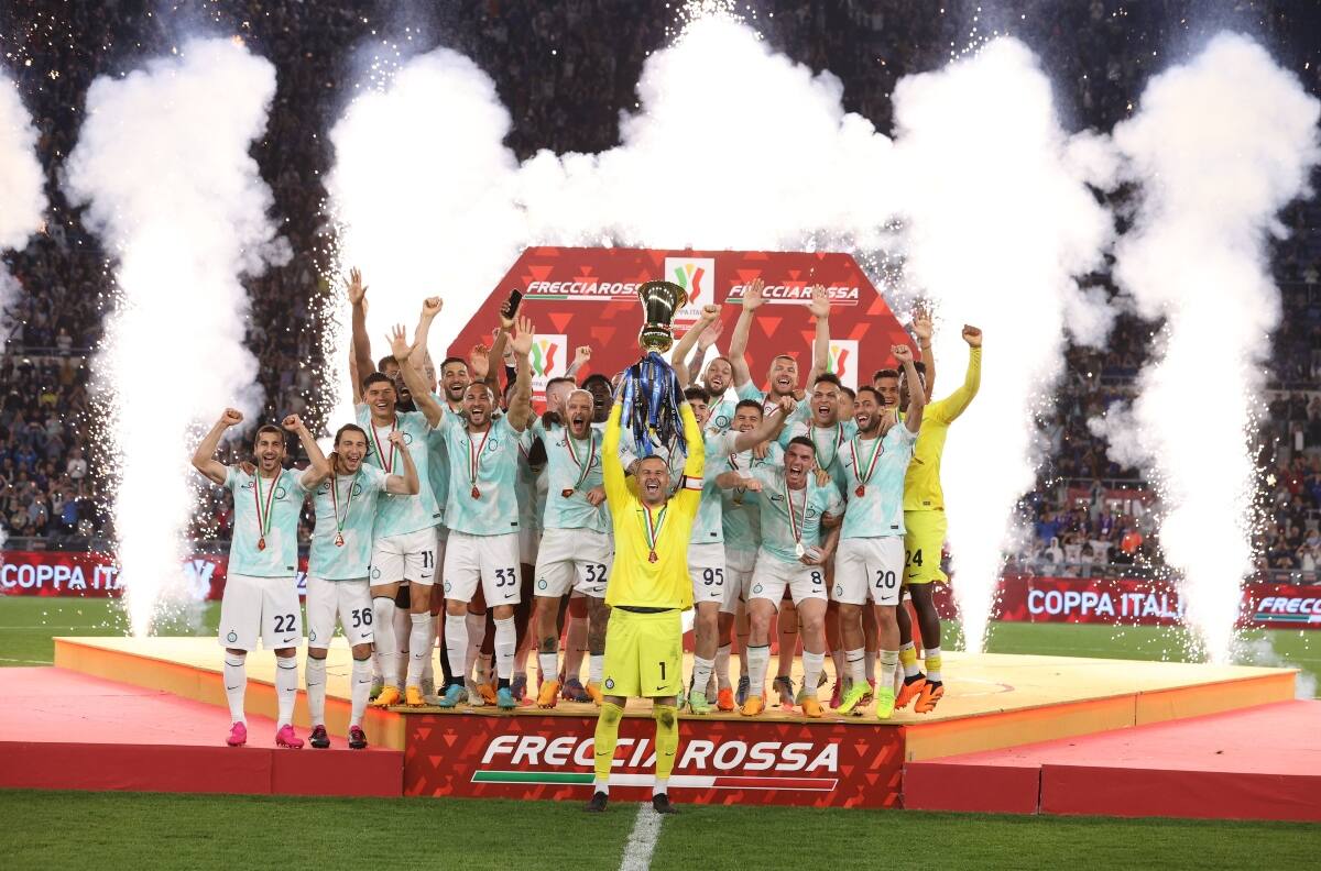 Con doblete de Lautaro Martínez: Inter de Milán se coronó bicampeón de la Copa Italia ante Fiorentina