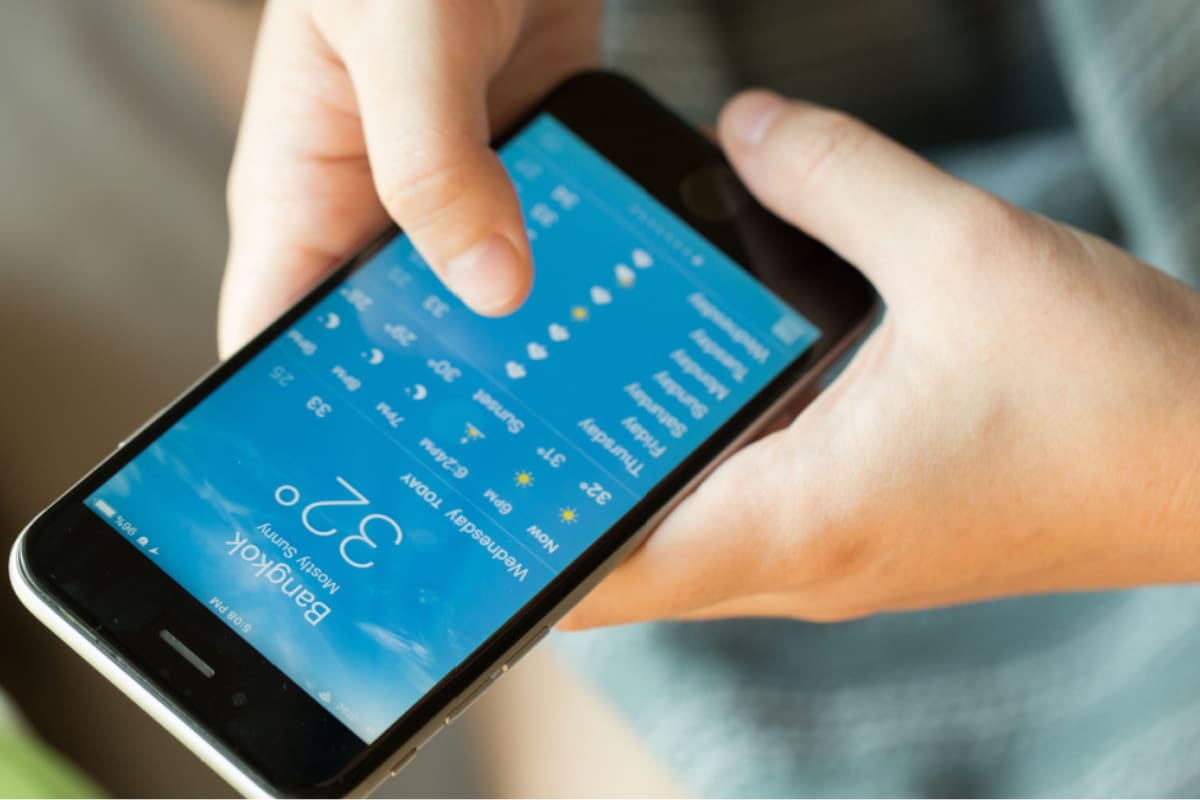 Prepárate bien antes de salir con estas cinco aplicaciones para ver el tiempo.