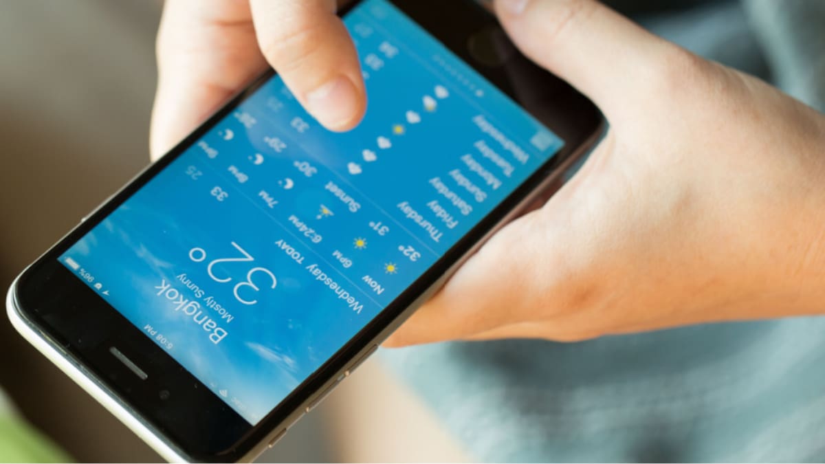 Conoce las 5 mejores aplicaciones para ver el tiempo en tu iPhone