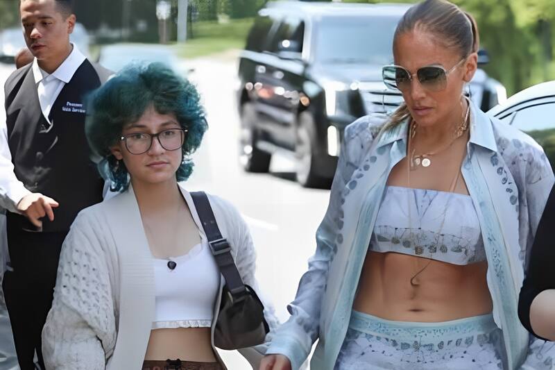 Jennifer Lopez La cantante fue vista con su hija Emme en el concierto de SZA - Créditos: Internet