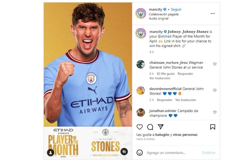 John Stones metió dos goles en Premier League y una asistencia en la Champions en su mes dorado con el Manchester City
