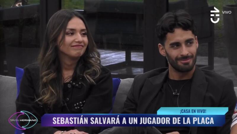 Jorge Aldoney junto a su expareja. Foto: CHV.