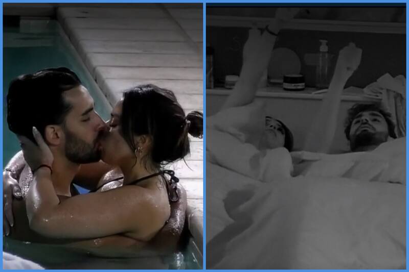 Jorge Aldoney y su expolola en "Gran Hermano" Chile.