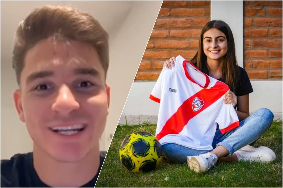 El delantero argentino Julián Álvarez sorprendió a Constanza en su fiesta de 15.