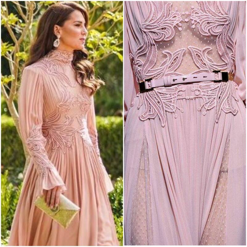 La princesa de Gales modificó ligeramente el diseño de alta costura que lució en a boda de los príncipes herederos de Jordania.