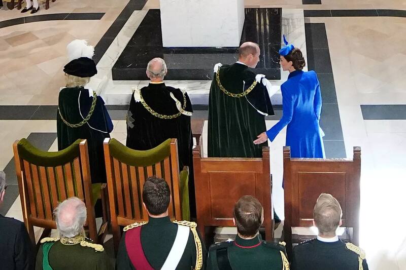 La princesa de Gales acudió al Servicio Nacional de Acción de Gracias y Dedicación en la Catedral de St Giles.