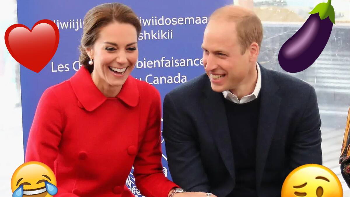 No es la corona: ¿Cuáles son los emojis más usados del príncipe William y Kate Middleton?