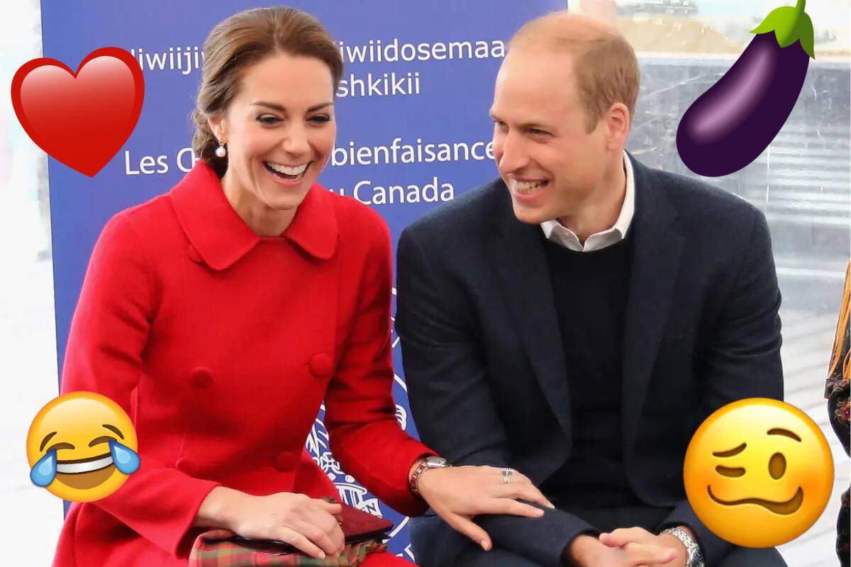 El matrimonio real estuvo conversando con BBC Radio sobre cuáles son sus emojis favoritos.