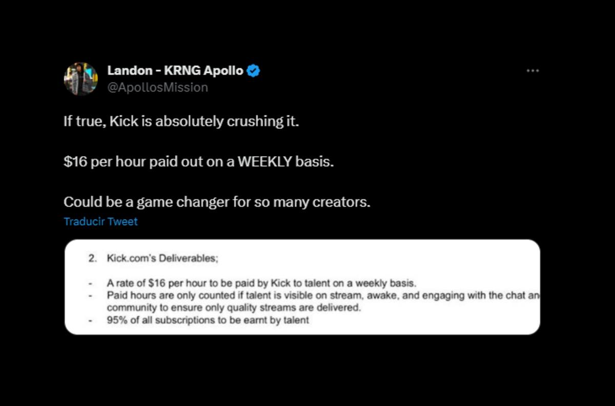 ¿Podrá ser este el fin de Twitch? Créditos: Pantallazo Twitter.