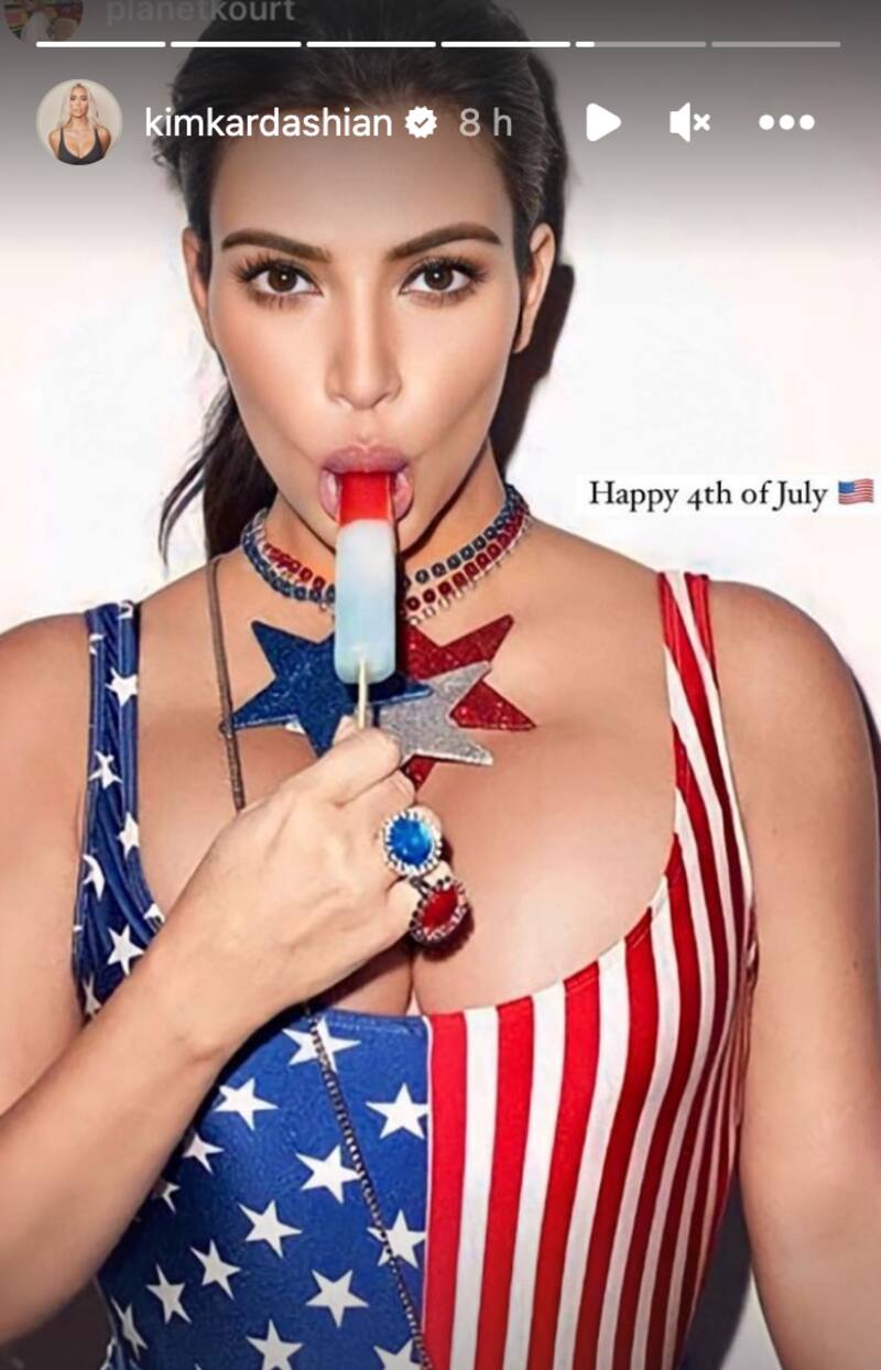 La socialité celebró el 4 de julio