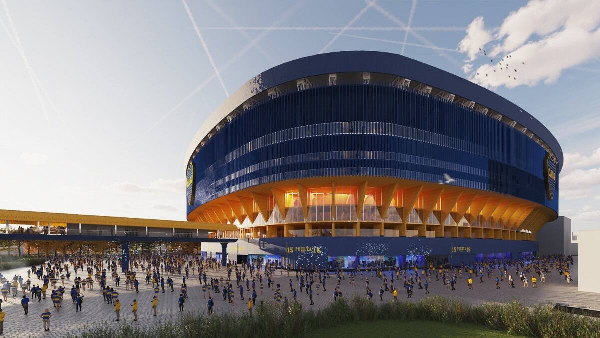 Así se vería La Nueva Bombonera de Boca Juniors