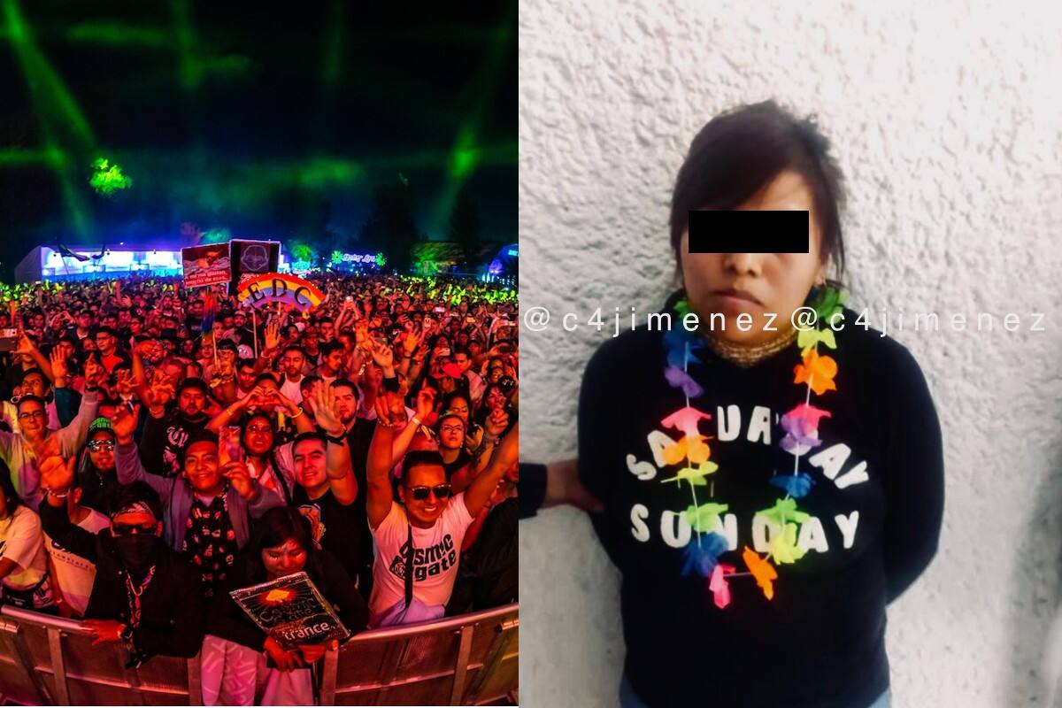 Capturan a ladrona de celulares en el último día del EDC.