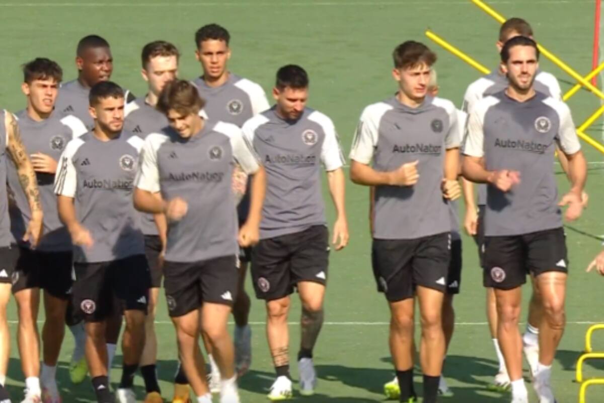 Lionel Messi se encuentra preparando para su debut ante Cruz Azul.