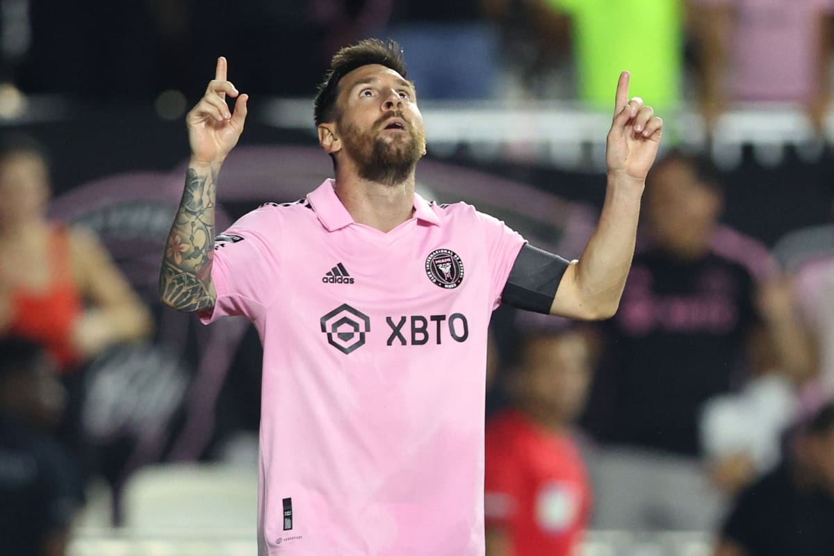 El delantero argentino anotó un doblete con Inter Miami en el clásico ante Orlando City.
Créditos: MLS.