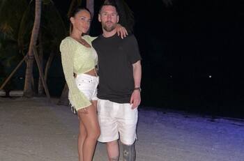 Los lujosos tenis que lució Lionel Messi en sus vacaciones por Las Bahamas: ¿Cuánto cuestan?