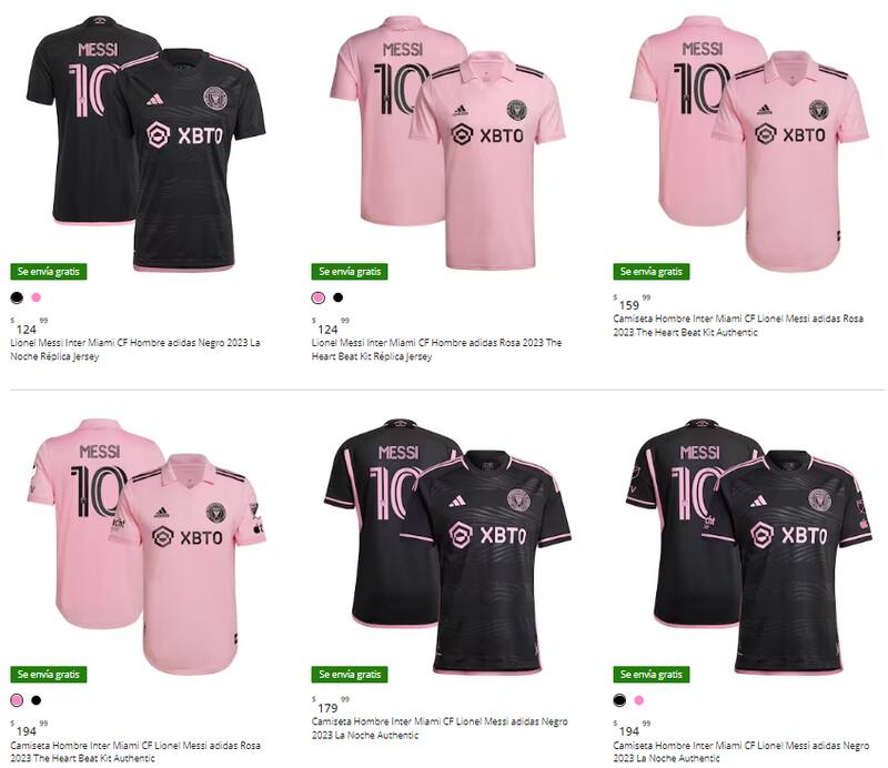 La nueva camiseta de Lionel Messi llega hasta los 195 dólares