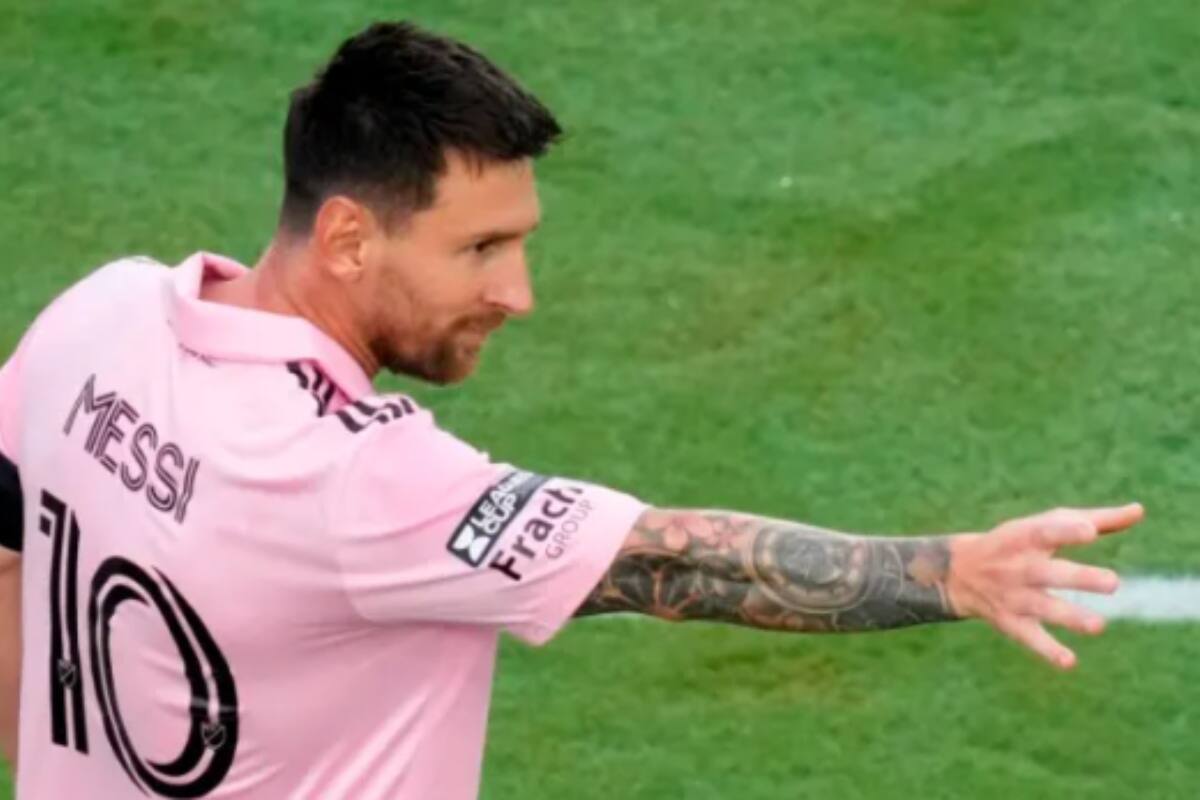 celebrando en su último gol con el Inter Miami