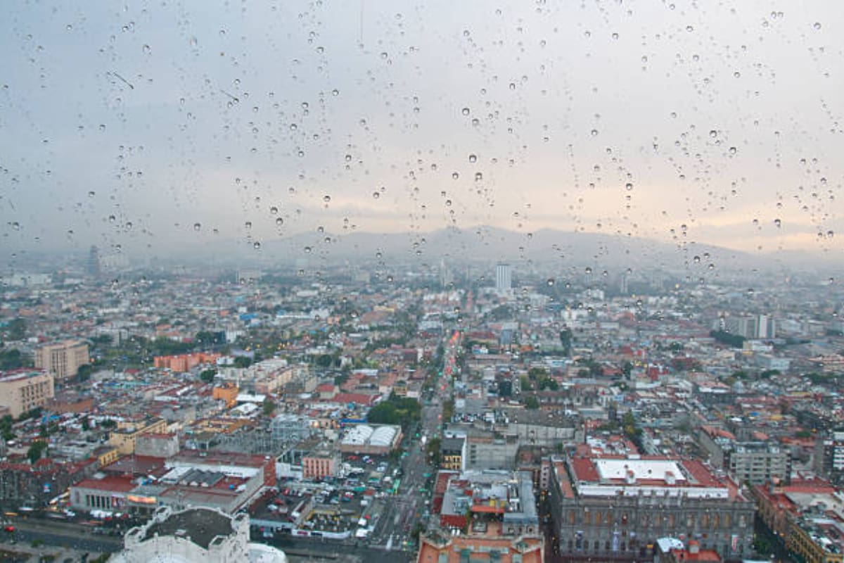 Lluvia en México.
