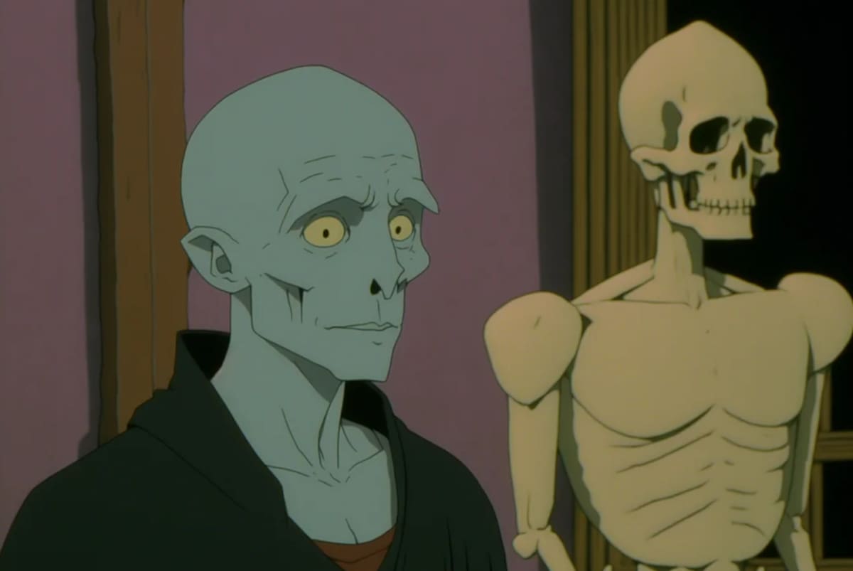 Lord Voldemort por Studio Ghibli, según la Inteligencia Artificial.