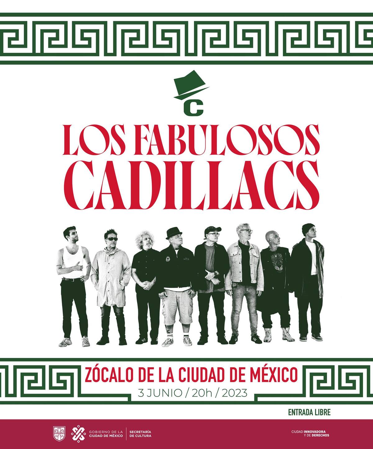 El concierto del grupo argentino comenzará a las 20:00 horas.
