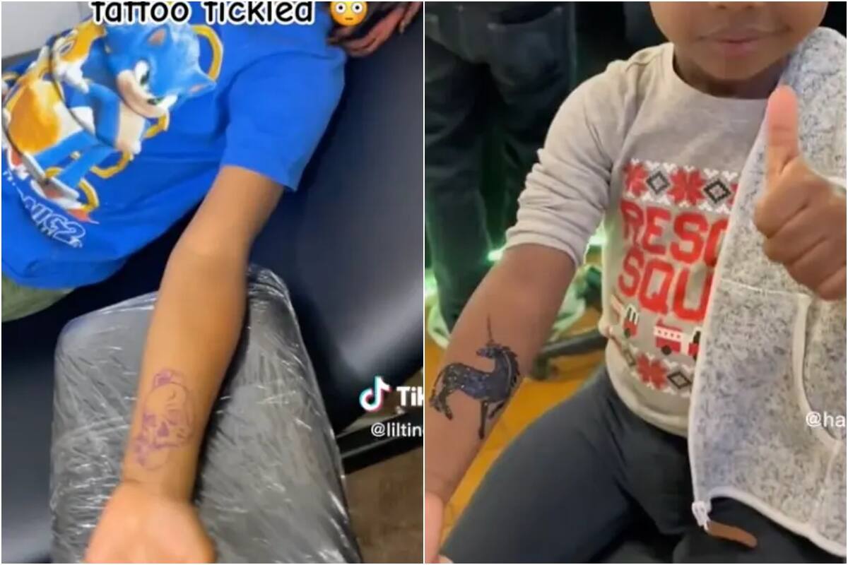 Cada vez es más frecuente ver videos de padres presumiendo a sus hijos con tatuajes.