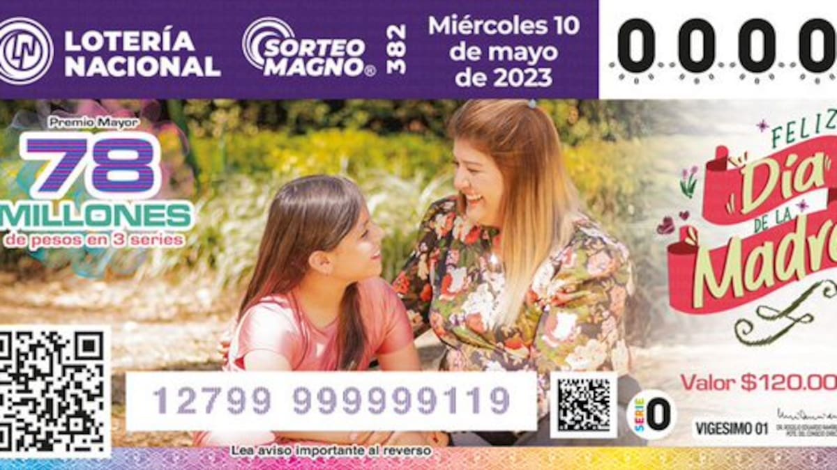 Sorteo Magno 382 del Día de las Madres: Estos son los números ganadores