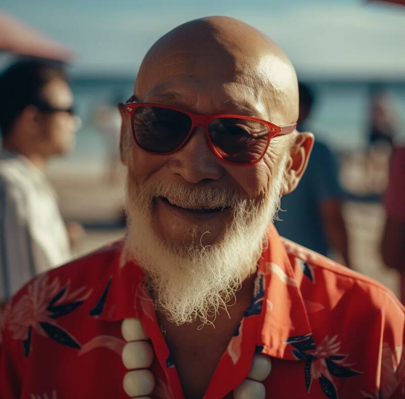 Maestro Roshi, según la IA.