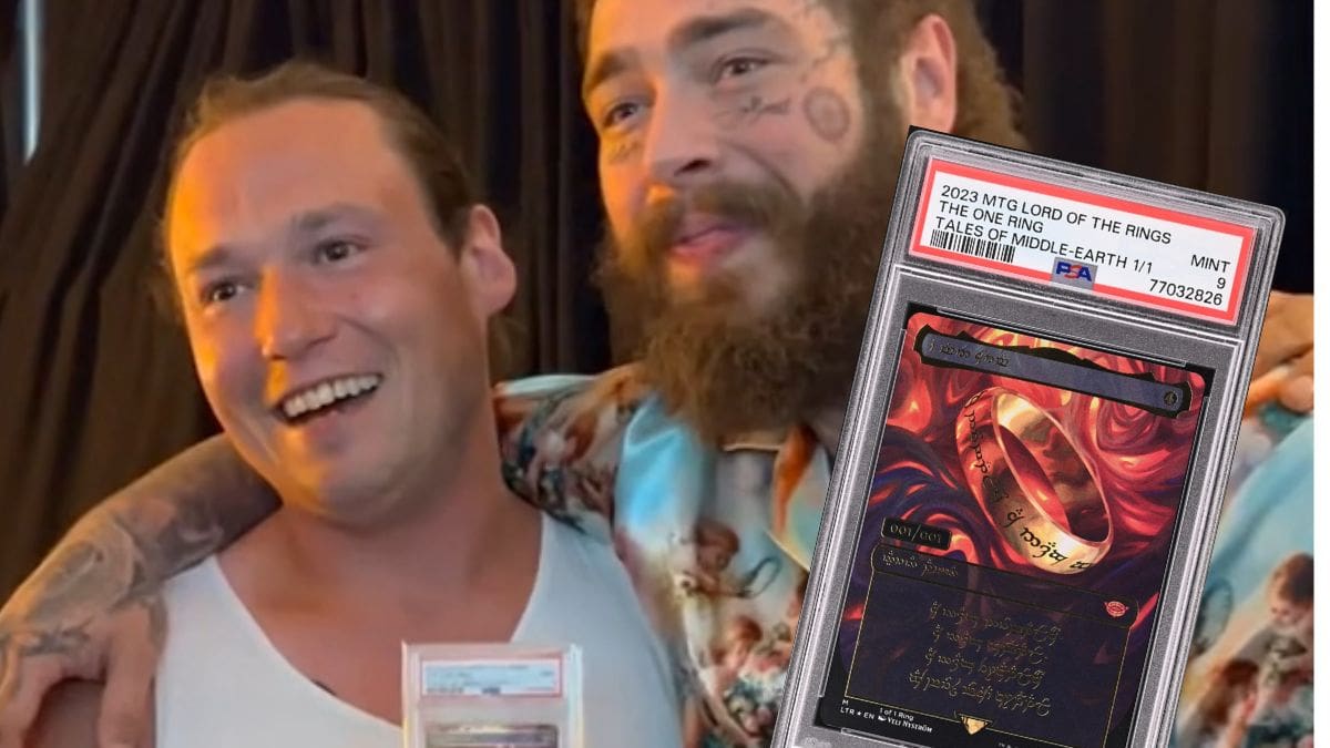 Post Malone compró carta de Magic más cara del mundo