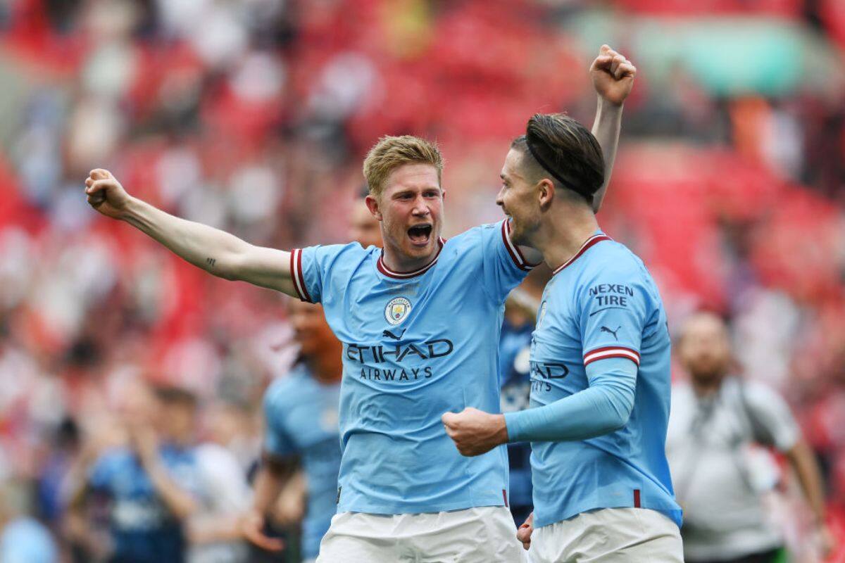 Manchester City sueña con el triplete. (Twitter)