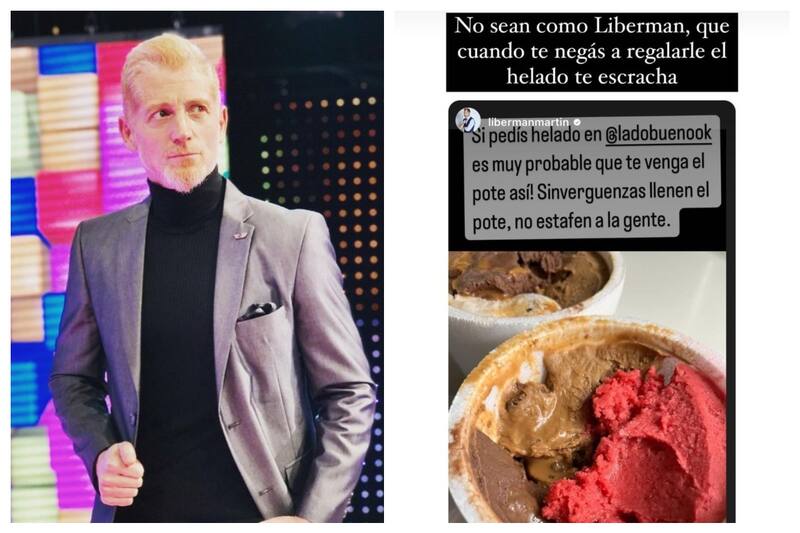Martín Liberman recibió una serie de burlas tras su altercado con la heladería argentina
