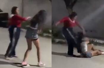 VIDEO | Presunta madre golpea a su hija para “enseñarle” a defenderse del bullying