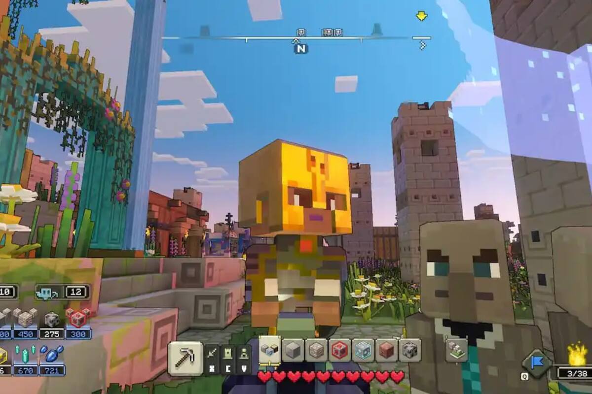 Aprende a obtener esta brillante y dorada armadura. Créditos: Minecraft