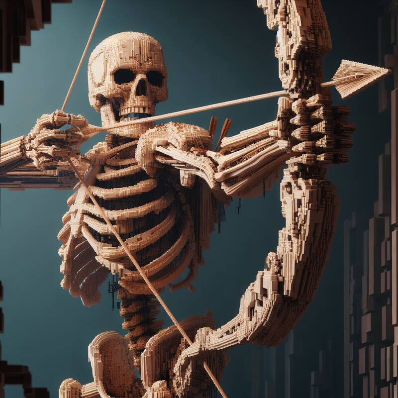 Encontrarte con un esqueleto probablemente sería una muerte segura.