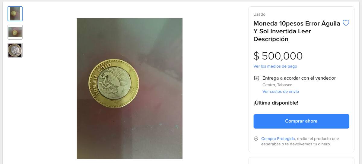 Esta es la moneda y el supuesto error que la vuelve tan costosa.