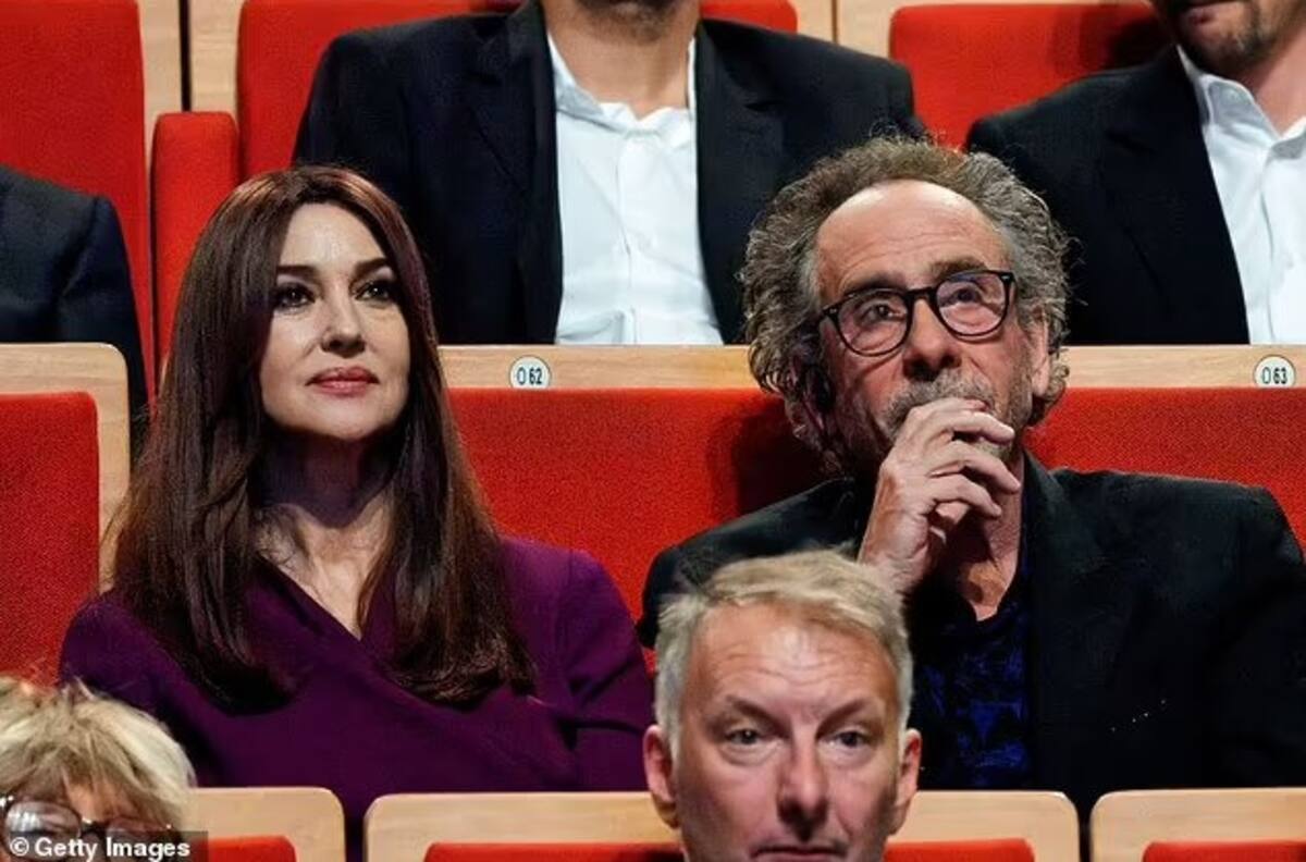 “Lo amo”: Mónica Bellucci confirma su romance con Tim Burton