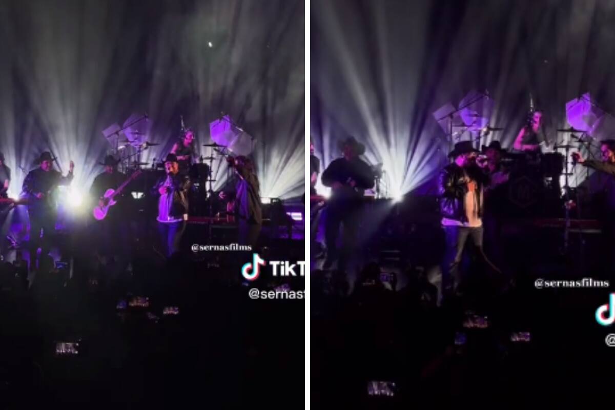 Ambas agrupaciones hicieron las pases y cantaron 'No se va'.