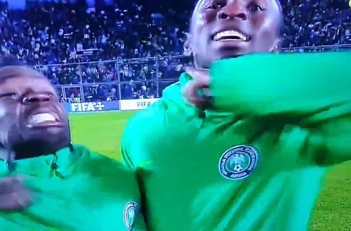 VIDEO | Jugador de Nigeria realizó provocador y violento gesto tras eliminar a Argentina del Mundial sub-20