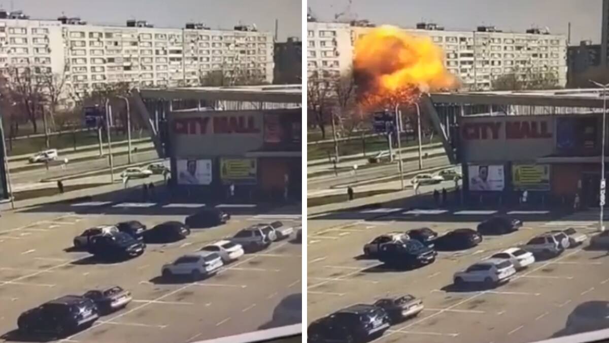 VIDEO| Misil impacta contra edificios en Ucrania y deja un muerto y al menos 25 heridos