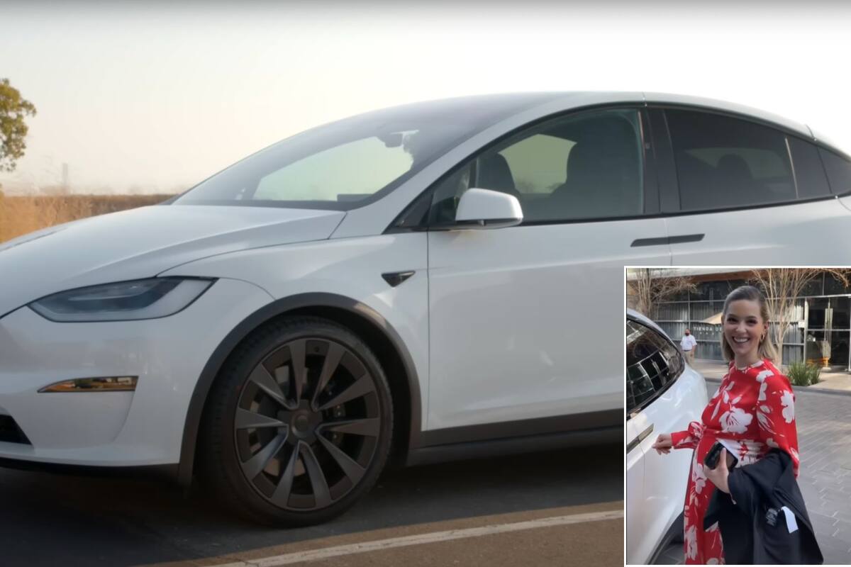 Mariana Rodríguez recibió un auto lujoso.