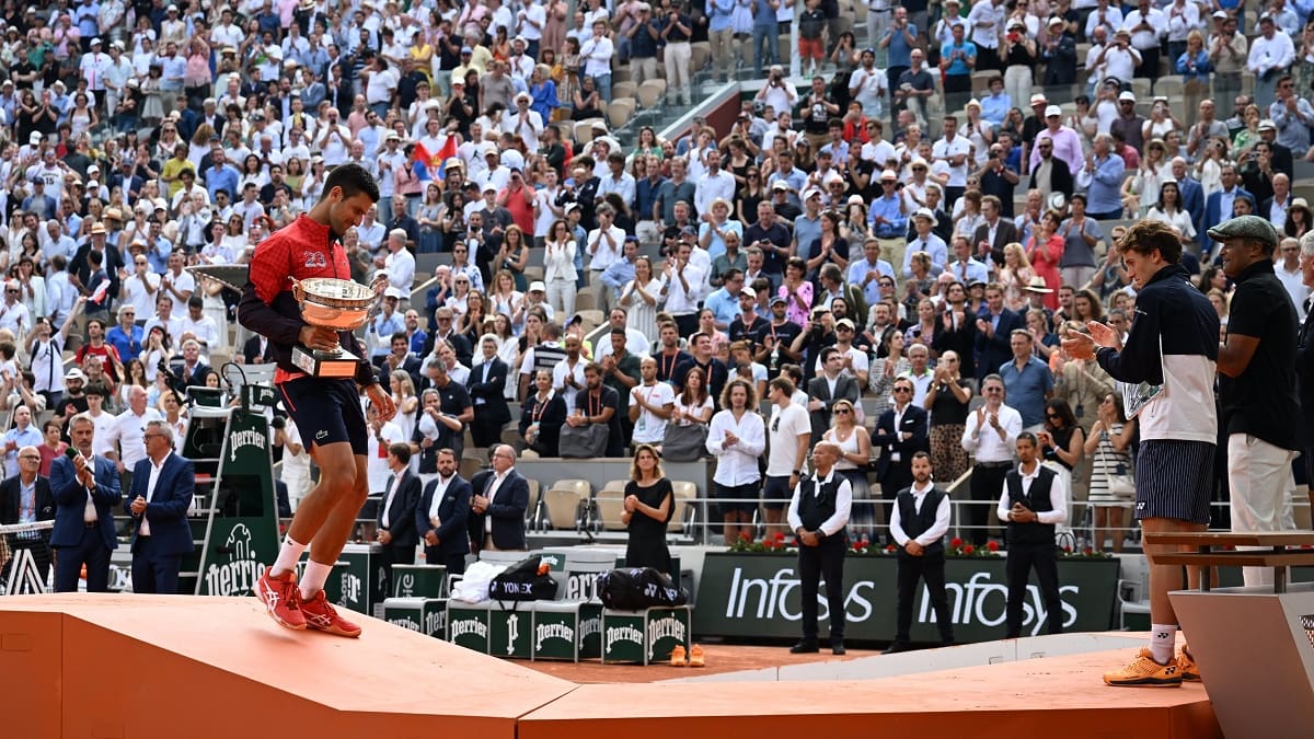 El saludo de Rafael Nadal a Novak Djokovic tras ganar Roland Garros: “Antes se creía que 23 era imposible”
