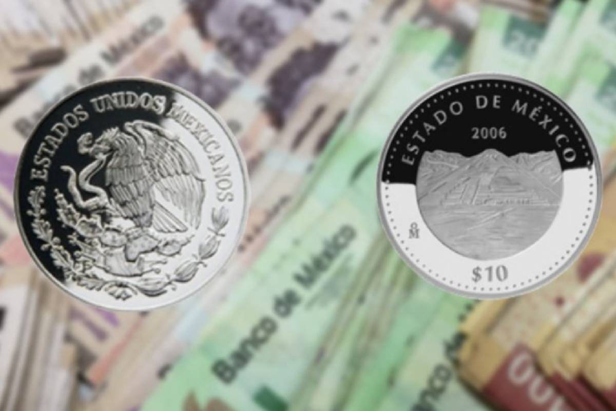 La moneda conmemorativa de plata que vale 1 millón de pesos; existen pocas piezas.