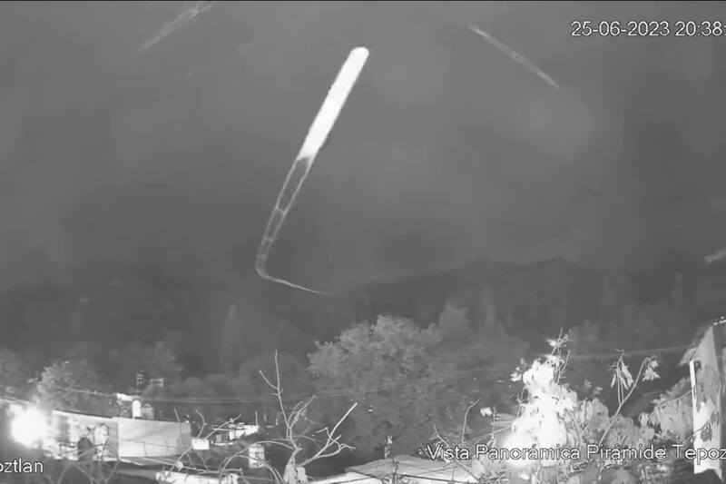 El registro fue captado el pasado 25 de junio.