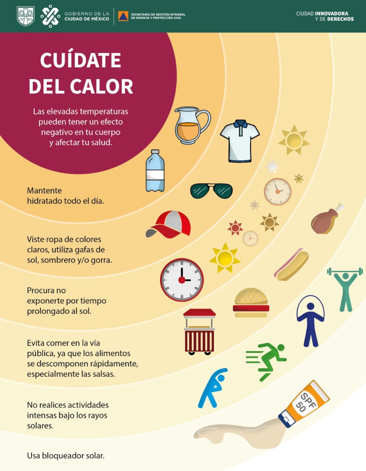 Es importante mantenerse alerta a los cambios de temperatura.